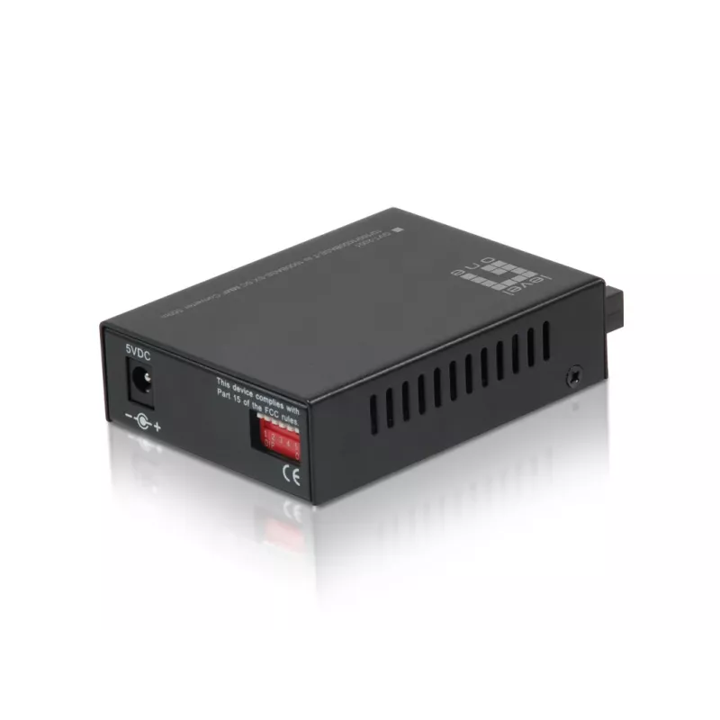 LevelOne conversor de medios RJ45 a SC Gigabit, fibra multimodo, 550 m