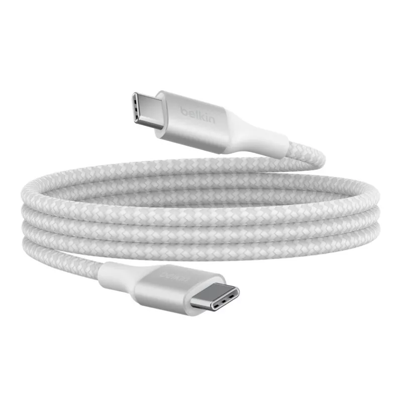 BELKIN cable USB - BoostCharge - cable USB-C a USB-C 240W - 1m - blanco