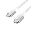 BELKIN cable USB - BoostCharge - cable USB-C a USB-C 240W - 1m - blanco
