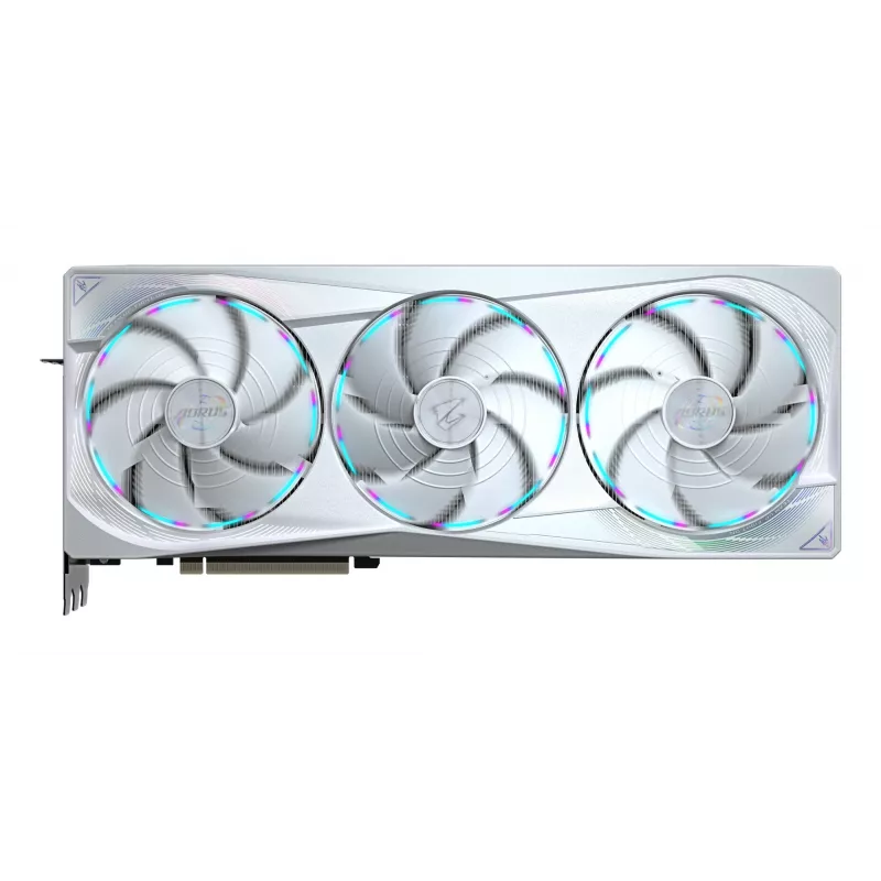 Tarjeta gráfica GIGABYTE AORUS GeForce RTX 5080 MASTER ICE 16G — 16GB GDDR7, 256 bits, PCIe 5.0, 2805 MHz