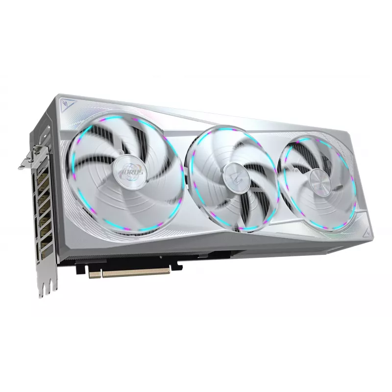 Tarjeta gráfica GIGABYTE AORUS GeForce RTX 5080 MASTER ICE 16G — 16GB GDDR7, 256 bits, PCIe 5.0, 2805 MHz