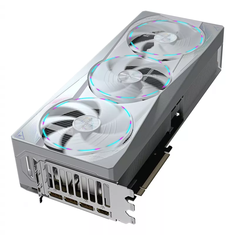 Tarjeta gráfica GIGABYTE AORUS GeForce RTX 5080 MASTER ICE 16G — 16GB GDDR7, 256 bits, PCIe 5.0, 2805 MHz