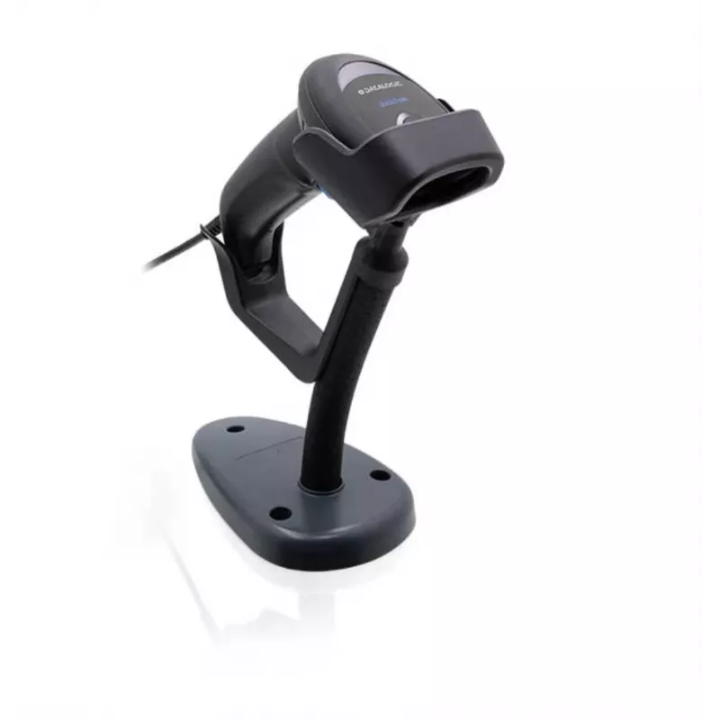 DATALOGIC Quickscan Lite 2500 kit lector 2D con cable espiral USB + soporte negro