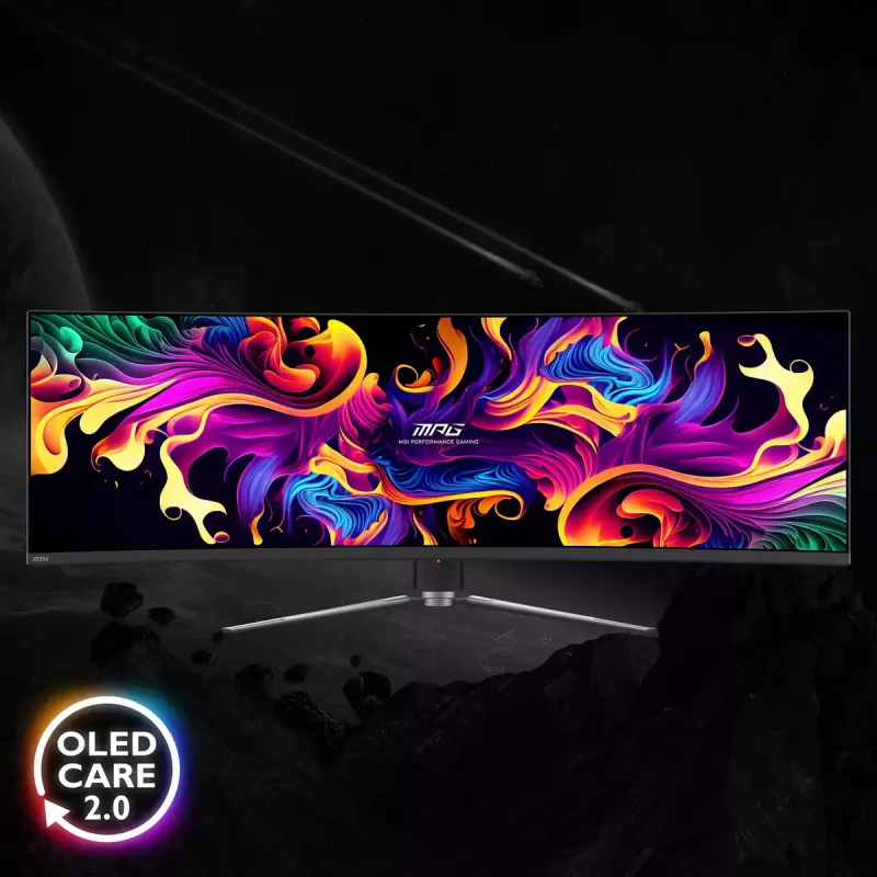 MSI MPG 491CQPDE monitor de ordenador QD-OLED 124,5 cm (49 inch) 5120 x 1440 píxeles DQHD Negro