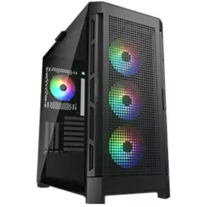 Caja de PC COUGAR Gaming CGR-5AD1B-RGB Midi Tower Negra