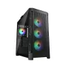 Caja de PC COUGAR Gaming CGR-5AD1B-RGB Midi Tower Negra