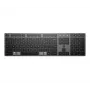 HP 725 Teclado inalámbrico recargable multidispositivo, formato completo (100%), inalámbrico, RF Wireless + Bluetooth, Negro