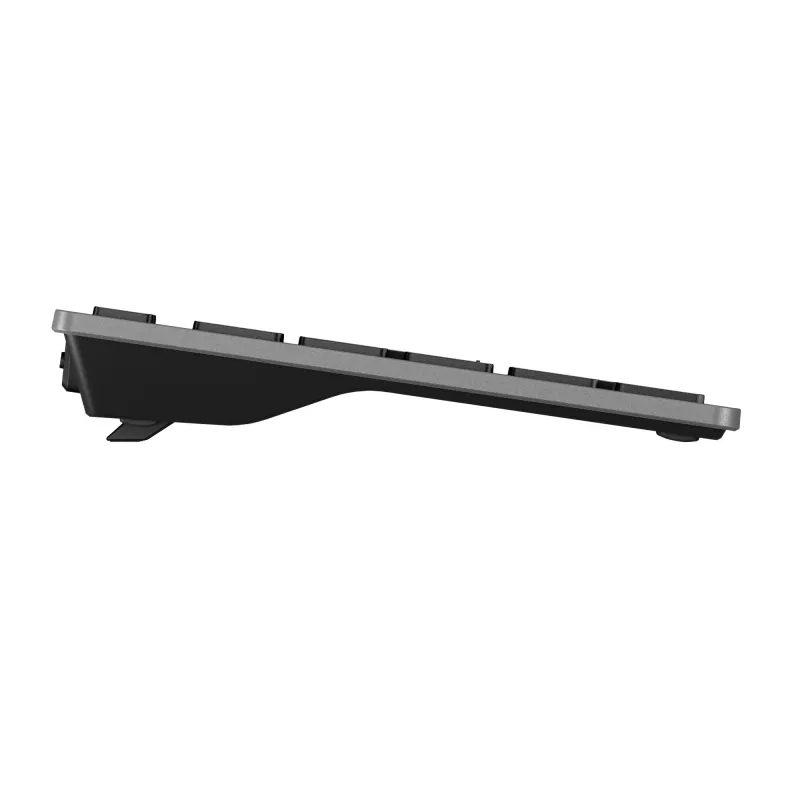 HP 725 Teclado inalámbrico recargable multidispositivo, formato completo (100%), inalámbrico, RF Wireless + Bluetooth, Negro
