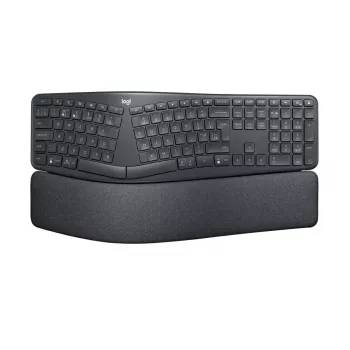 LOGITECH Ergo K860 - Teclado inalámbrico dividido Grafito Qwerty US/International