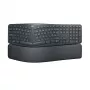 LOGITECH Ergo K860 - Teclado inalámbrico dividido Grafito Qwerty US/International