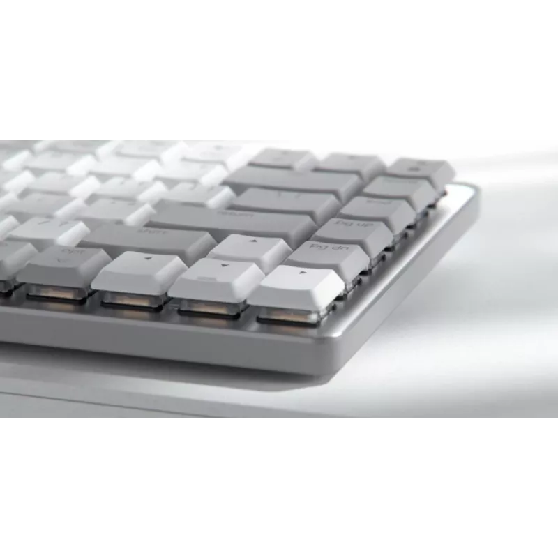 LOGITECH MX Mechanical Mini para Mac Teclado inalámbrico retroiluminado minimalista de alto rendimiento Gris claro - US Inte - Qwerty