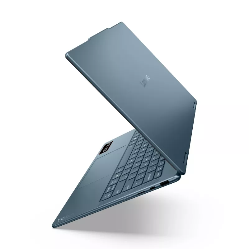 Lenovo Yoga 7 2-in-1 14AKP10 Copilot+ PC AMD Ryzen™ AI 5 340 Híbrido (2 en 1) 35,6 cm (14 inch) Táctil WUXGA 16 GB LPDDR5x-SDRAM 512 GB SSD Wi-Fi 7 (802.11be) Windows 11 Home Alemán Teal