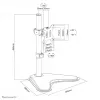 Soporte de sobremesa para monitor Neomounts FPMA-D550SBLACK autónomo 8 kg 13-32