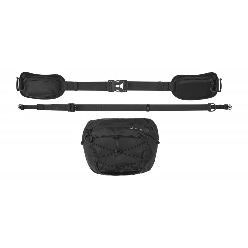 Mochila gaming ASUS ROG Archer ErgoAir Mochila Negra EVA (Etileno-Vinilacetato), Lycra, Nylon