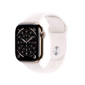 APPLE Watch Series 11 GPS + Cellular 46mm Caja de titanio dorado con correa deportiva Light Blush S/M