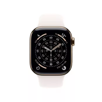 APPLE Watch Series 11 GPS + Cellular 46mm Caja de titanio dorado con correa deportiva Light Blush S/M