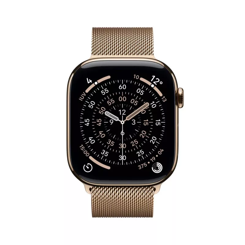 APPLE Watch Series 11 GPS + Cellular 46mm Caja de titanio dorado con Milanese Loop dorado - M/L