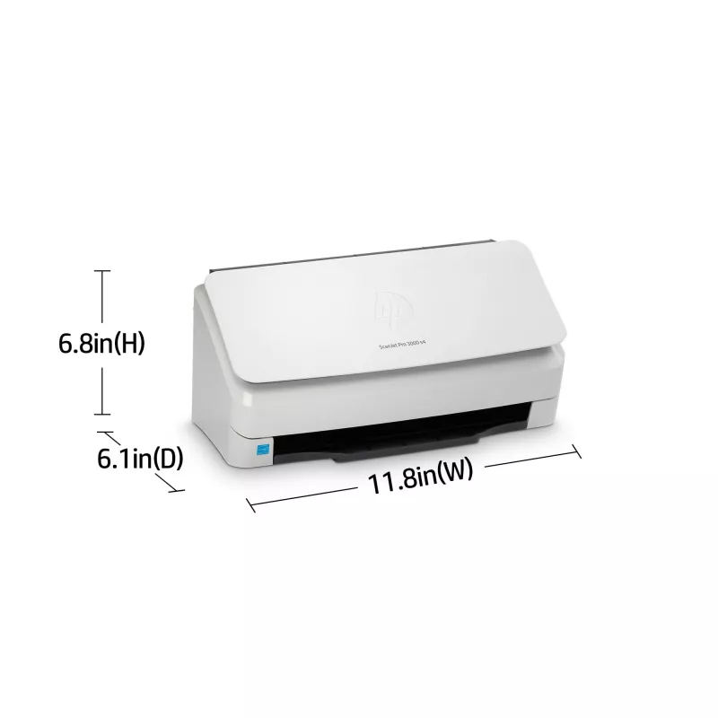 Escáner de alimentación HP Scanjet Pro 3000 s4 600 x 600 DPI A4 Negro, Blanco
