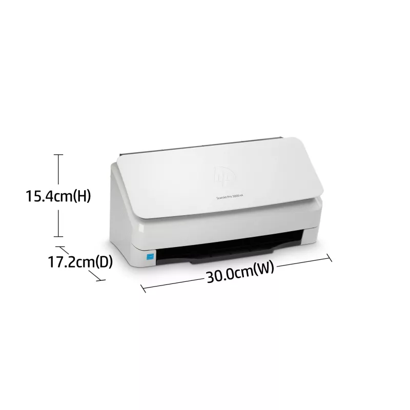 Escáner de alimentación HP Scanjet Pro 3000 s4 600 x 600 DPI A4 Negro, Blanco