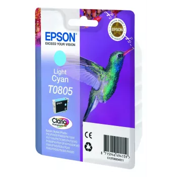 Epson Hummingbird Unidad individual Cian claro T0805 Tinta fotográfica Claria