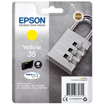 Epson Padlock Unidad individual Amarillo 35 Tinta DURABrite Ultra