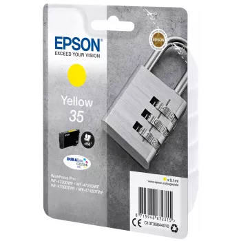 Epson Padlock Unidad individual Amarillo 35 Tinta DURABrite Ultra