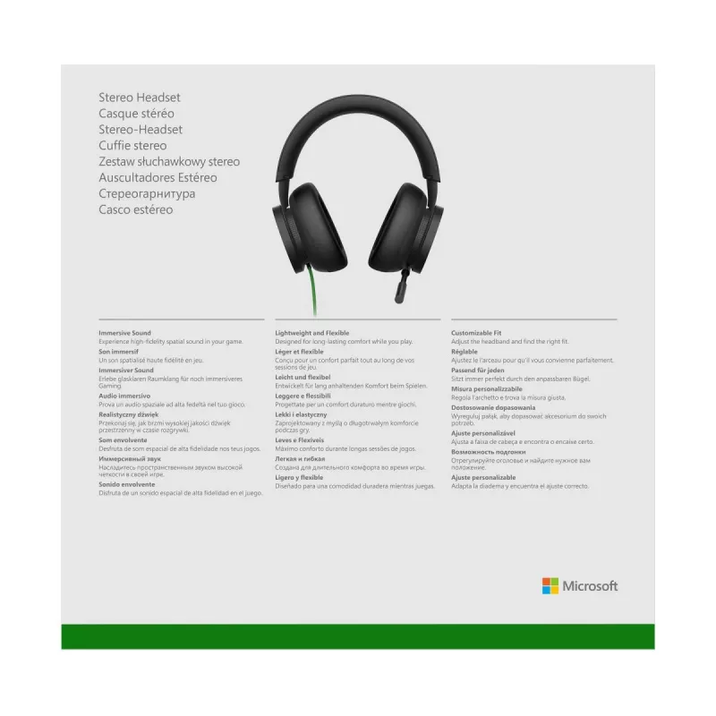 MICROSOFT Xbox E Headset - Estéreo - 3.5mm