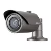 Cámara IP tipo bullet Hanwha QNO-7012R, 4 MP, para exterior, PoE, IR, IP66, IK10, gris