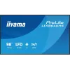 iiyama LE9864UHS-B1AG Pantalla de señalización Pantalla plana de señalización digital 2,49 m (98 inch) Wi-Fi 500 cd/m² 4K Ultra HD Negro Procesador integrado Android 24/7