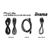 iiyama LE9864UHS-B1AG Pantalla de señalización Pantalla plana de señalización digital 2,49 m (98 inch) Wi-Fi 500 cd/m² 4K Ultra HD Negro Procesador integrado Android 24/7