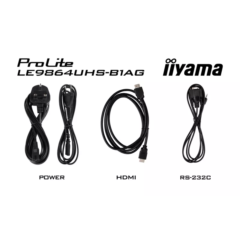iiyama LE9864UHS-B1AG Pantalla de señalización Pantalla plana de señalización digital 2,49 m (98 inch) Wi-Fi 500 cd/m² 4K Ultra HD Negro Procesador integrado Android 24/7