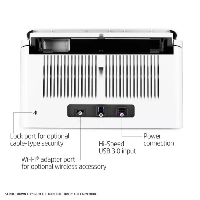 HP Scanjet Enterprise Flow 7000 s3 Escáner de alimentación por hojas 600 x 600 DPI A4 Blanco