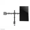 Neomounts NM-D135DBLACK Brazo para monitor 10-27 inch, abrazadera/pasacables, 8 kg, 25,4 cm (10 inch), 68,6 cm (27 inch), 100 x 100 mm, Negro
