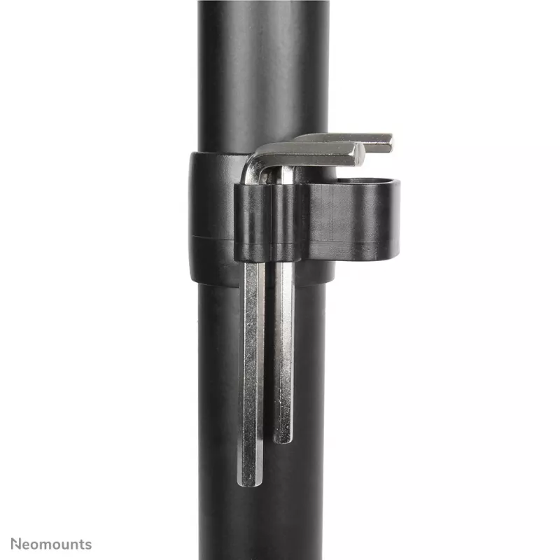 Neomounts NM-D135DBLACK Brazo para monitor 10-27 inch, abrazadera/pasacables, 8 kg, 25,4 cm (10 inch), 68,6 cm (27 inch), 100 x 100 mm, Negro