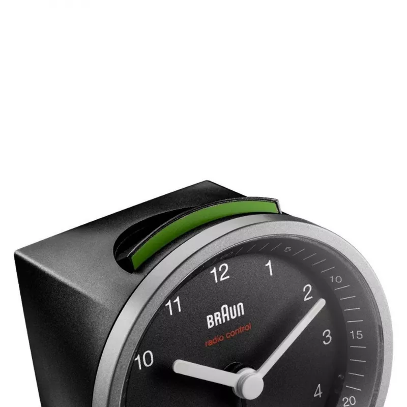 Despertador de cuarzo Braun BC07SB-DCF Negro, Plata
