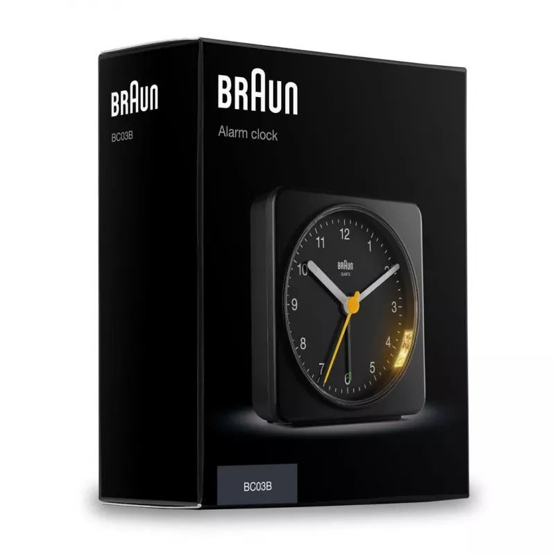 Despertador de cuarzo Braun BC03B Negro