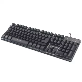 Teclado USB Manhattan Gaming Metal Base Edition