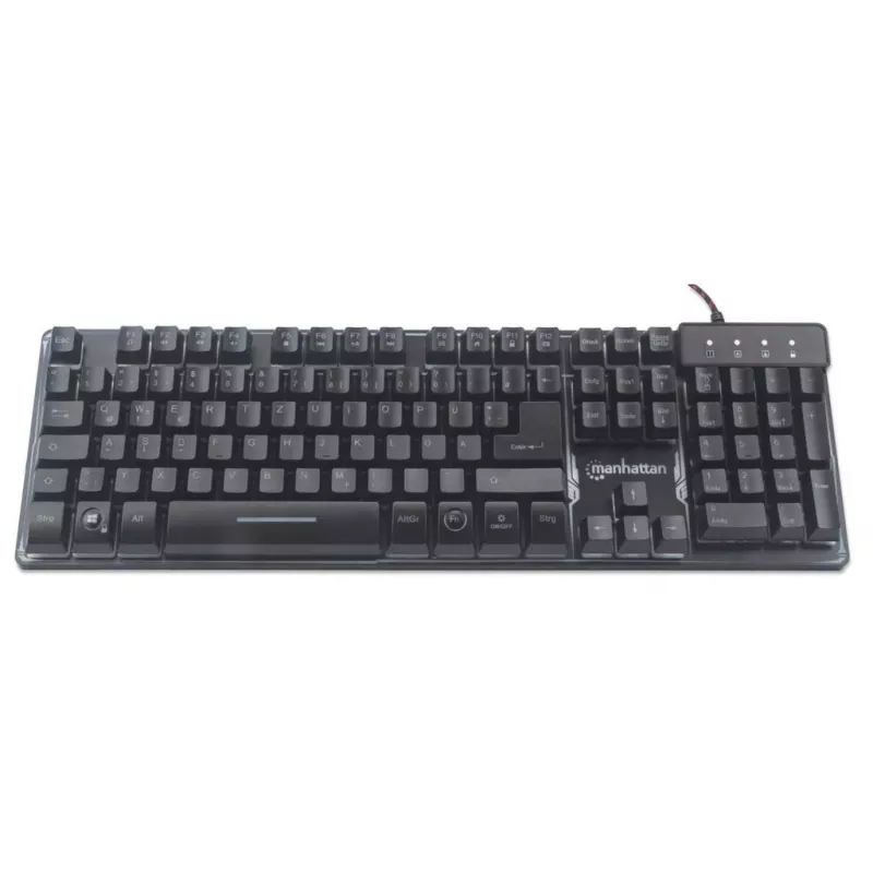 Teclado USB Manhattan Gaming Metal Base Edition