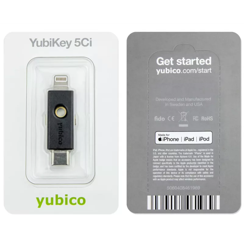 Llave de seguridad Yubico YubiKey 5Ci