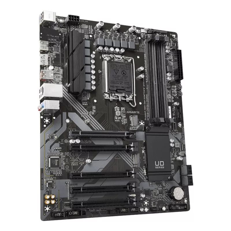 Placa base GIGABYTE B760 DS3H DDR4 - Compatible con CPUs Intel Core 14ª gen, VRM digital 18+2+1 fases, hasta 5333 MHz DDR4 (OC), 2x PCIe 4.0 M.2, GbE LAN, USB 3.2 Gen 2