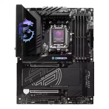 Placa base MSI MPG X870E CARBON WIFI — AMD X870E, Socket AM5, ATX, DDR5 hasta 256 GB, Wi‑Fi 7