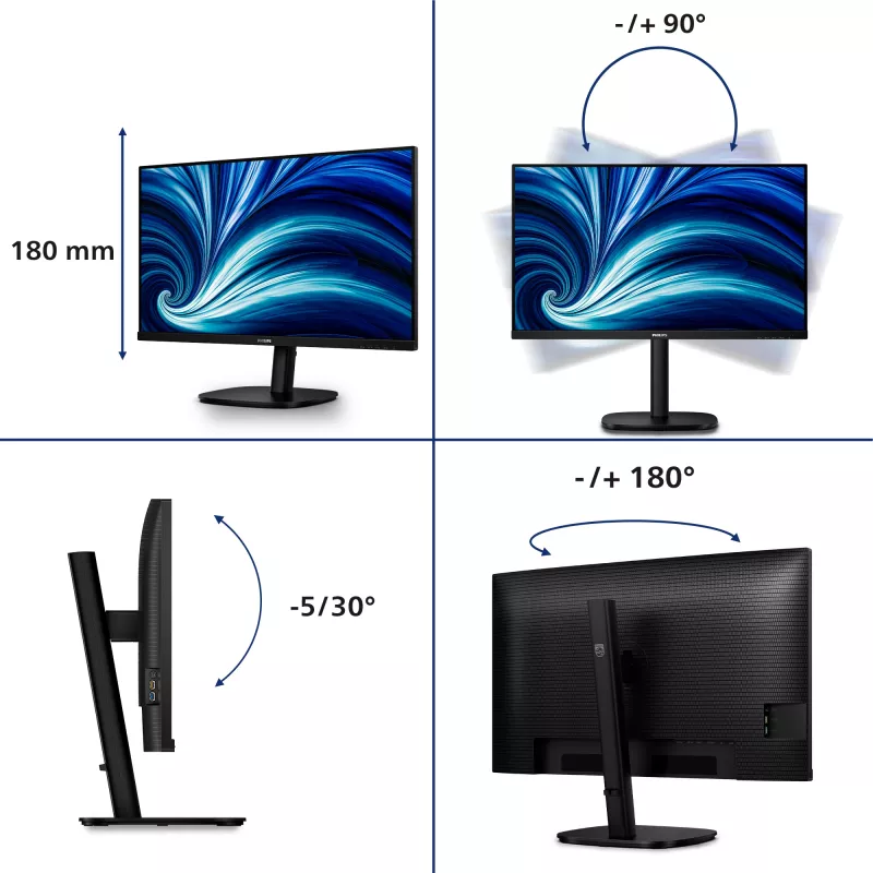 Monitor Philips 32B2U3601/00 80 cm (31,5