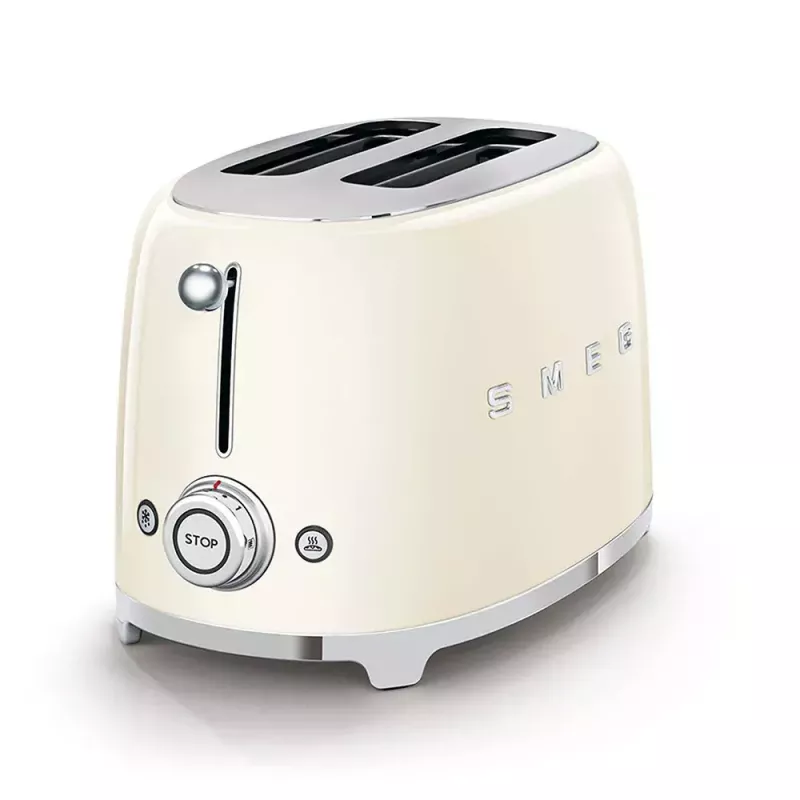 Tostadora Smeg TSF01CREU crema 2 rebanadas