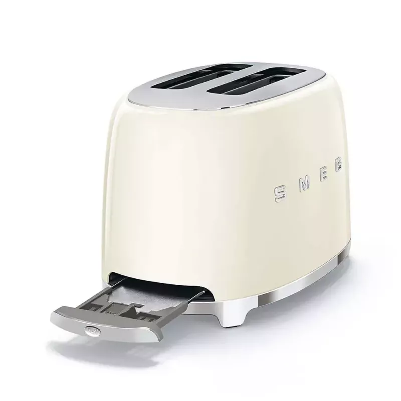 Tostadora Smeg TSF01CREU crema 2 rebanadas