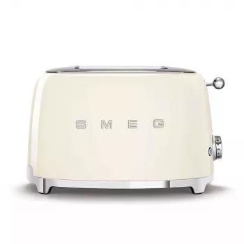 Tostadora Smeg TSF01CREU crema 2 rebanadas