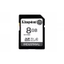 Kingston Technology 8G SDHC Industrial pSLC, 8 GB, SDXC, Clase 10, UHS-I, 100 MB/s, 80 MB/s