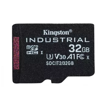 Kingston Technology 32GB microSDHC Industrial C10 A1 pSLC tarjeta pack individual sin adaptador