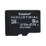 Kingston Technology 8GB microSDHC Industrial C10 A1 pSLC tarjeta pack individual sin adaptador