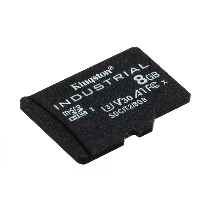 Kingston Technology 8GB microSDHC Industrial C10 A1 pSLC tarjeta pack individual sin adaptador