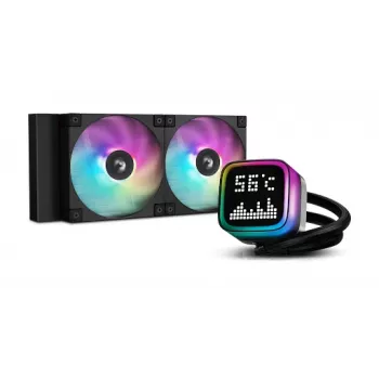 DEEPCOOL sistema de refrigeración líquida todo en uno para caja de ordenador (r-lp240-bkmsnc-g-1)